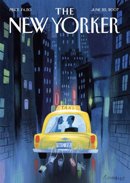 Vintage & Modern New Yorker Cover Print Wall Art Poster