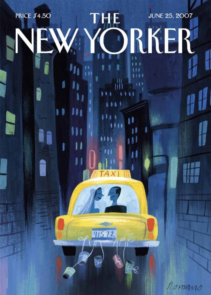 Vintage & Modern New Yorker Cover Print Wall Art Poster - Image 1