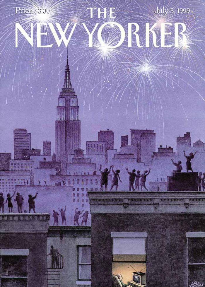 Vintage & Modern New Yorker Cover Print Wall Art Poster - Image 1