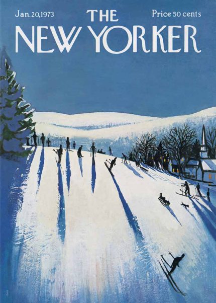 Vintage & Modern New Yorker Cover Print Wall Art Poster