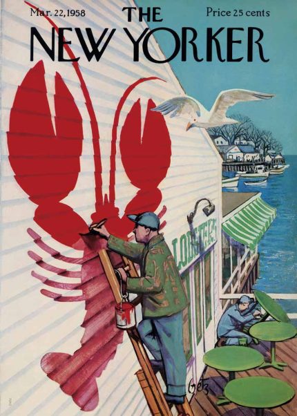 Vintage & Modern New Yorker Cover Print Wall Art Poster