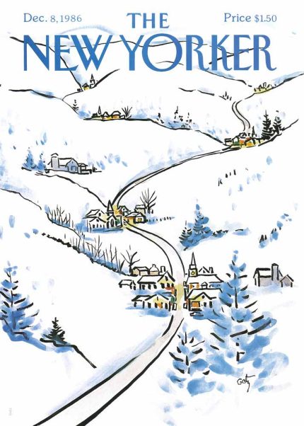 Vintage & Modern New Yorker Cover Print Wall Art Poster
