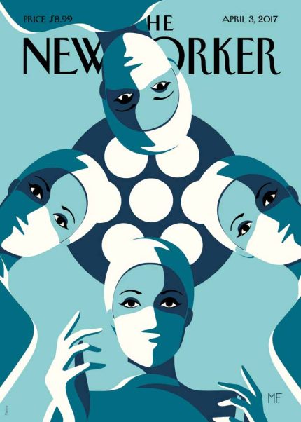 Vintage & Modern New Yorker Cover Print Wall Art Poster