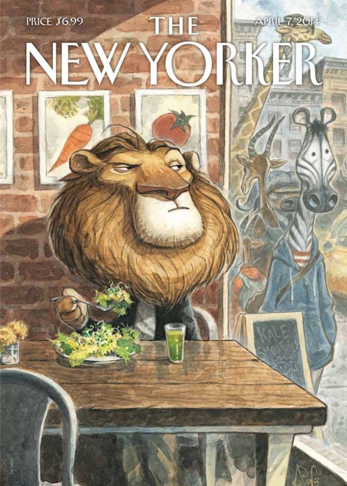 Vintage & Modern New Yorker Cover Print Wall Art Poster - Image 1