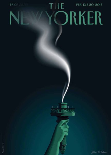 Vintage & Modern New Yorker Cover Print Wall Art Poster
