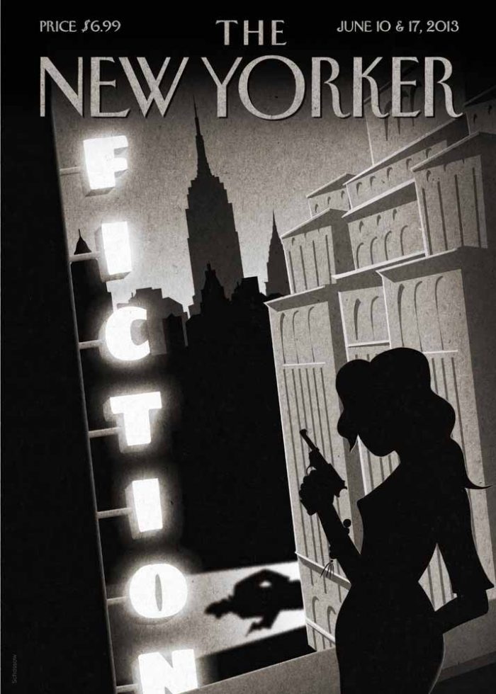 Vintage & Modern New Yorker Cover Print Wall Art Poster - Image 1