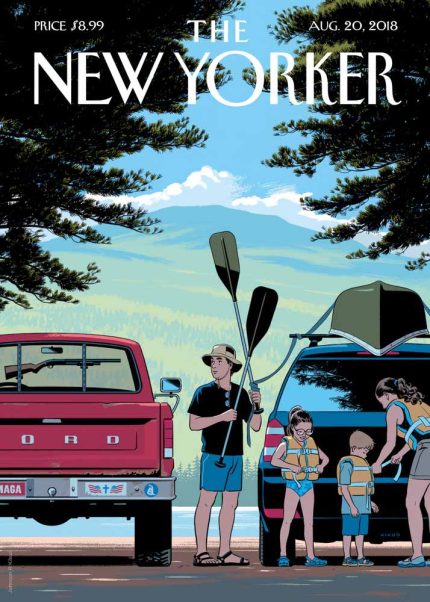 Vintage & Modern New Yorker Cover Print Wall Art Poster