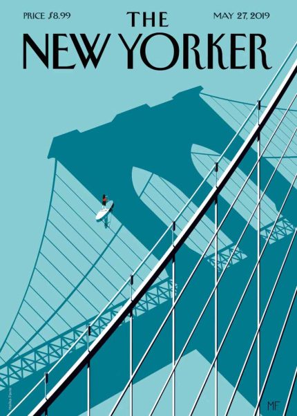Vintage & Modern New Yorker Cover Print Wall Art Poster