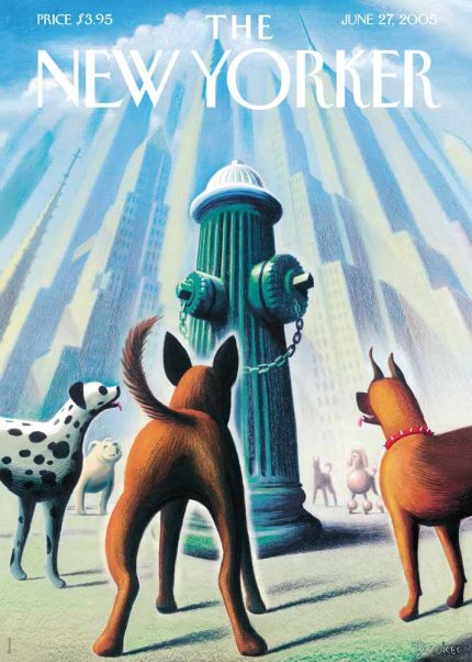 Vintage & Modern New Yorker Cover Print Wall Art Poster