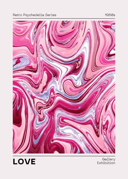 Trendy Colorful Print Wall Art Poster