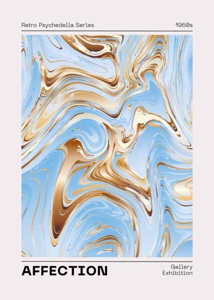 Trendy Colorful Print Wall Art Poster