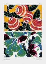 E.A. Séguy Art Nouveau Pochoir Print - Textile & Carpet Design Poster Wall Art Aluminum Print