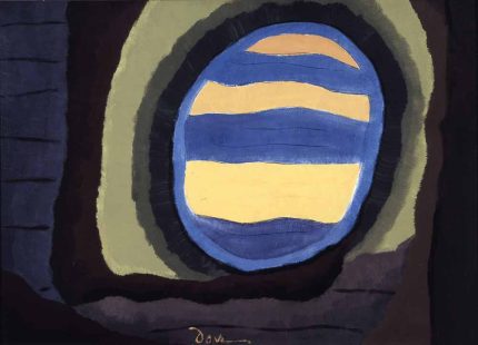 Out the Window by Arthur Dove - Abstract Window Painting Poster Wall Art Aluminum Print