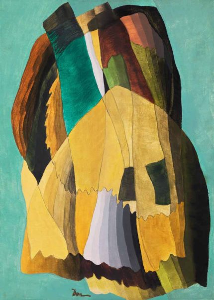 Fields of Grain as Seen from Train by Arthur Dove - Abstract Landscape Painting Poster Wall Art Aluminum Print