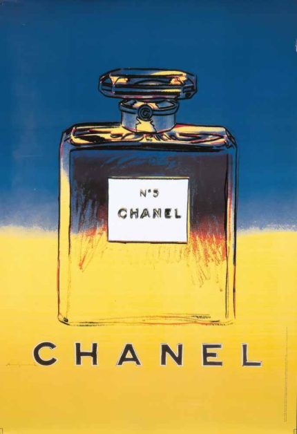 Chanel No. 5 Pop Art Print, Warhol Style Perfume Poster, Iconic Fragrance Art Poster Wall Art