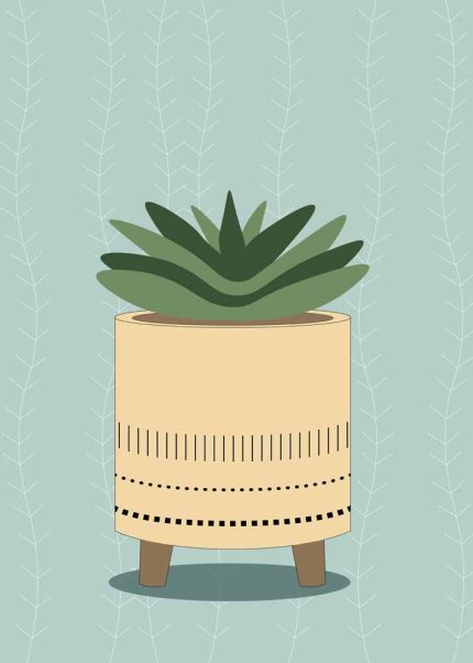 Botanical Trendy Colorful Poster Wall Art