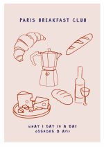 Eclectic Trendy Colorful Wall Art Poster