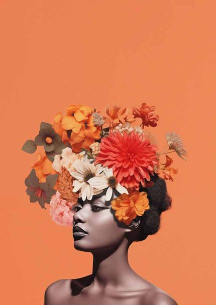 Eclectic Trendy Colorful Wall Art Poster