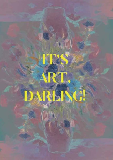 Eclectic Trendy Colorful Wall Art Poster