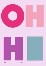 Eclectic Trendy Colorful Wall Art Poster