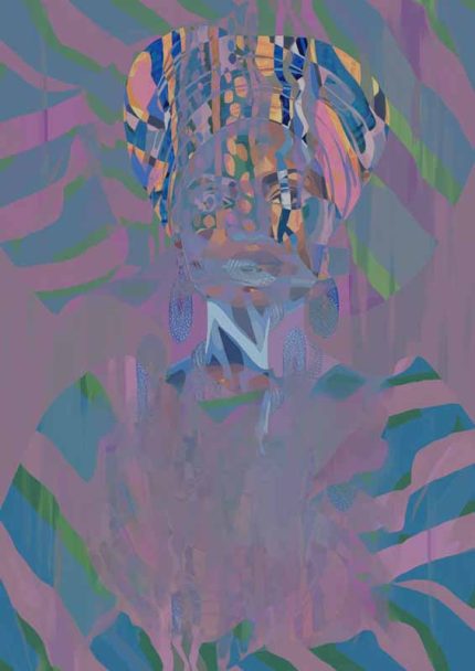 Eclectic Trendy Colorful Wall Art Poster
