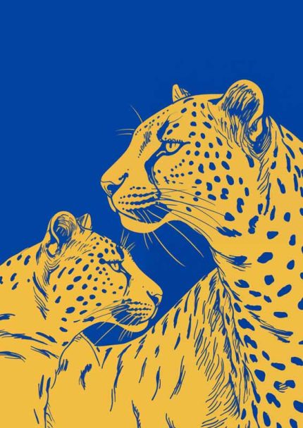 Eclectic Trendy Colorful Wall Art Poster