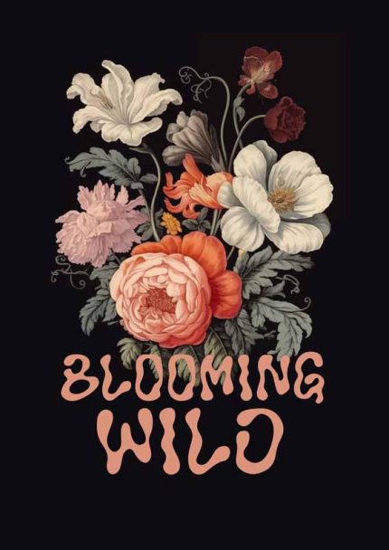 Eclectic Trendy Colorful Wall Art Poster