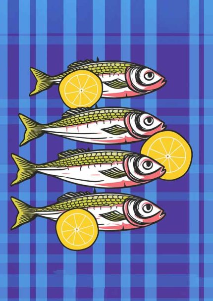 Eclectic Trendy Colorful Wall Art Poster