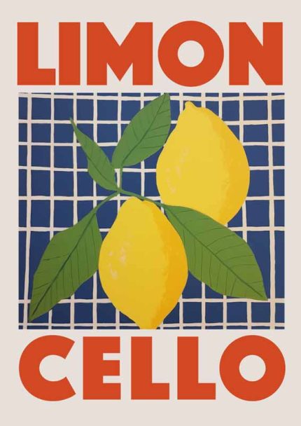 Eclectic Trendy Colorful Wall Art Poster
