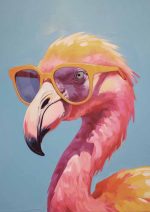 Animal Eclectic Trendy Colorful Wall Art Poster
