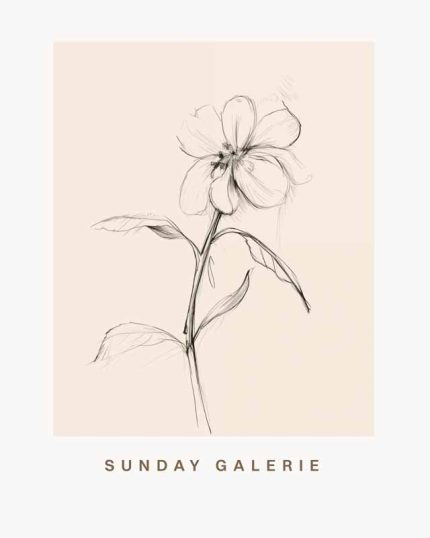 Neutral Theme Natural Color Vintage Posters Wall Art Poster
