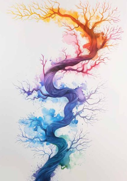 Twist Art Wall Art Metal Aluminum Print