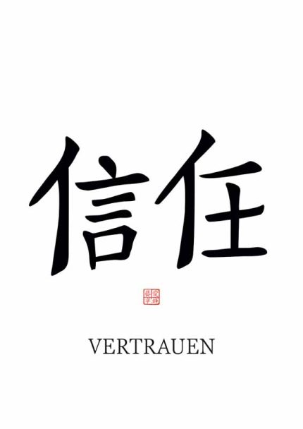 Vertrauen Mindfulness Digital Download Illustration Mindfulness Digital Download Illustration