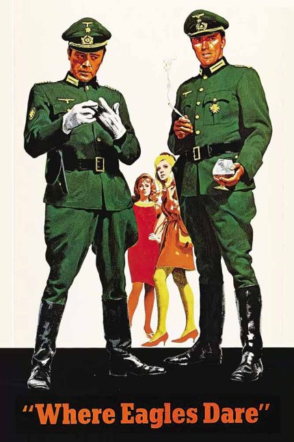 Where Eagles Dare 1968 Movie Poster Wall Art