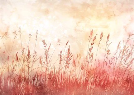Wildgrass Field AI Print Wall Art Poster