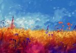 Wildgrass Field AI Print Wall Art Poster