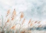Wildgrass Field Wall Art Metal Aluminum Print