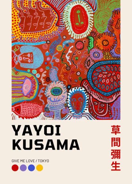 Yayoi Kusama Posters: Iconic Art Prints & Wall Decor