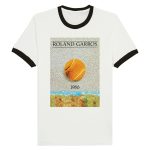 Roland Garros 1986 Trendy Colorful Unisex Ringer T-shirt