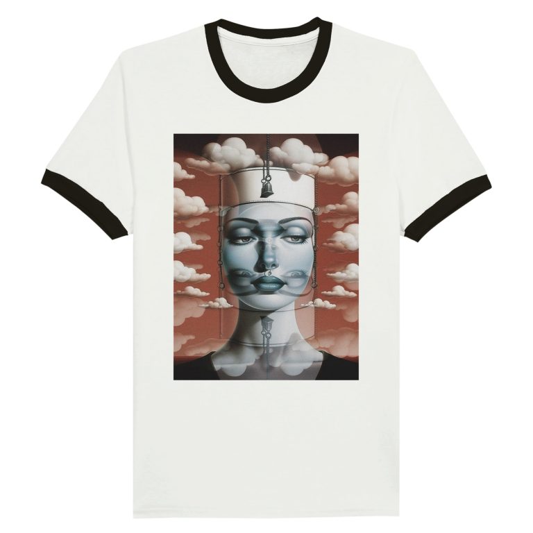 Surreal Dreamscape T-Shirt: Artistic & Unique Design Unisex Ringer T-shirt