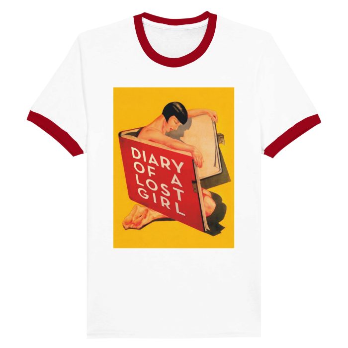Diary of a Lost Girl Movie Poster Unisex Ringer T-shirt