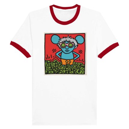 Street Art Graphic Tee | Pop Art T-Shirt | Contemporary Art Tee Unisex Ringer T-shirt