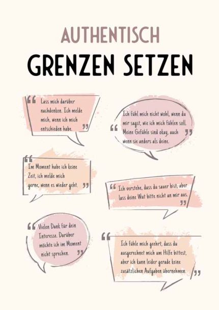 grenzen setzen rot Mindfulness Digital Download Illustration Mindfulness Digital Download Illustration