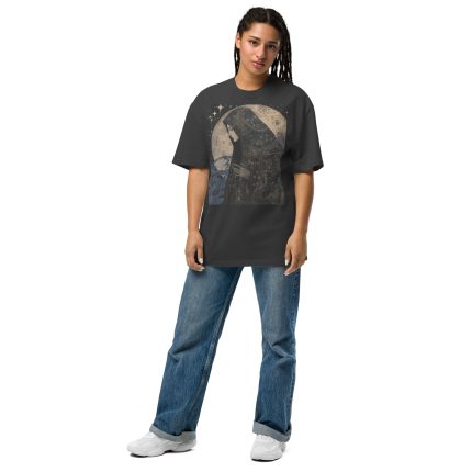 Aesthetic Dark Gothic Oversized faded t-shirt