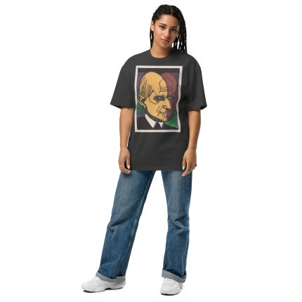 Trendy Art Oversized faded t-shirt