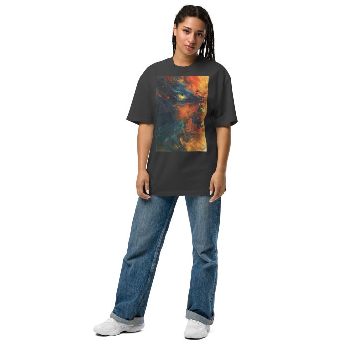 Expressionism Art Oversized faded t-shirt - Image 1