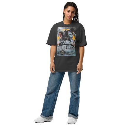 Young Frankenstein 1974 Movie Poster Oversized faded t-shirt