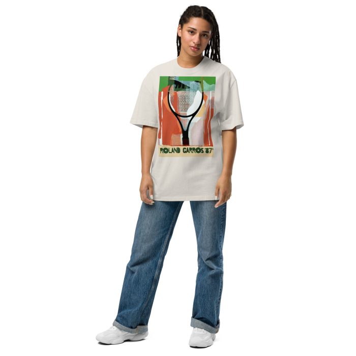 Vintage Roland Garros ’87 Oversized faded t-shirt - Image 4