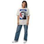 Queen Monkey Trendy Colorful Oversized faded t-shirt - Image 4