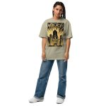 Metropolis Movie Poster Oversized faded t-shirt